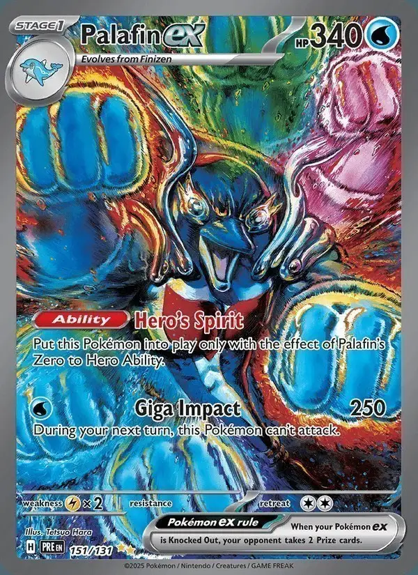 Palafin ex #151 Prismatic Evolutions PSA 10