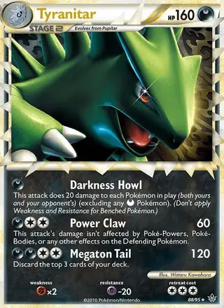 Tyranitar #88 Unleashed PSA 10