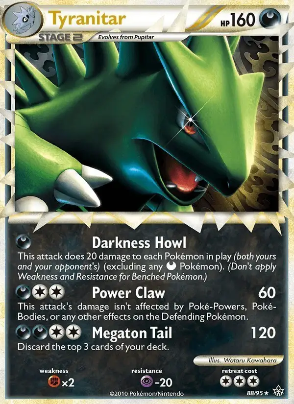Tyranitar #88 Unleashed PSA 10
