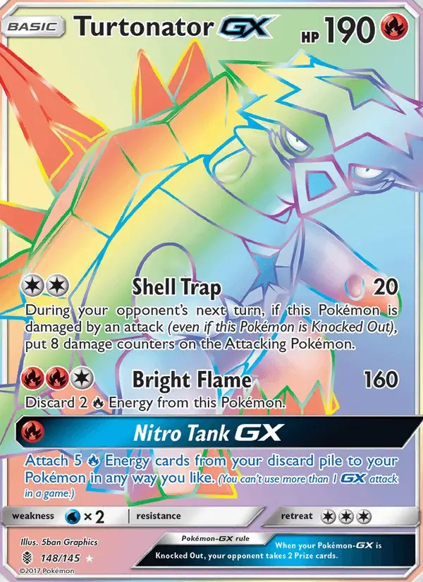 Turtonator GX #148 Guardians Rising PSA 10