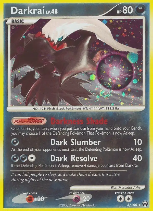 Darkrai #3 Majestic Dawn PSA 10