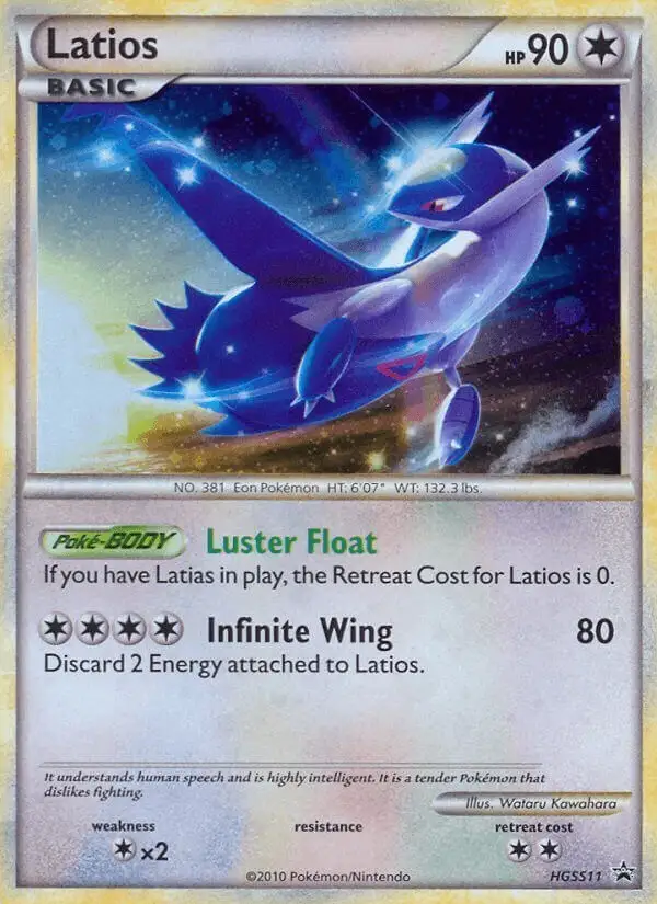 Latios #HGSS11 HGSS Black Star Promos PSA 10