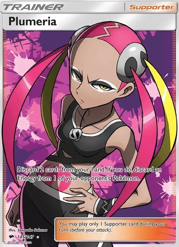 Plumeria #145 Burning Shadows PSA 10