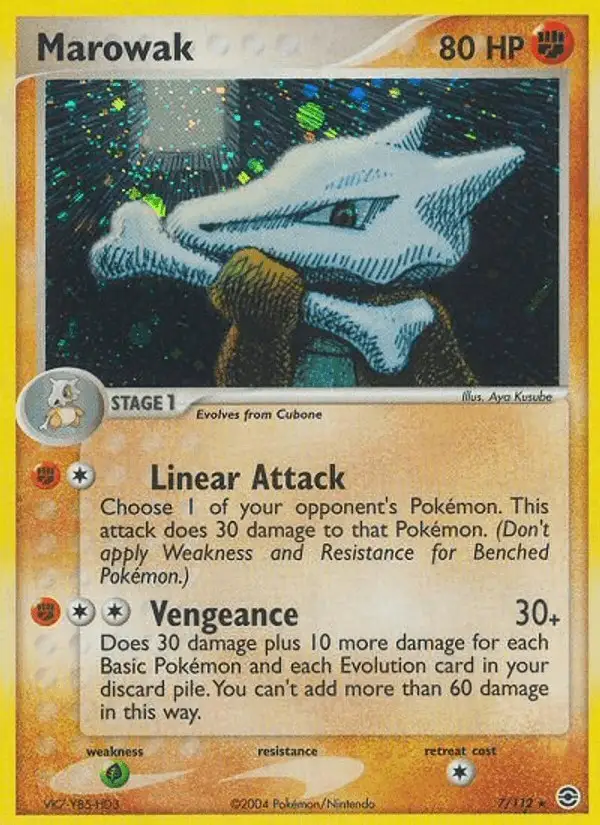 Marowak #7 FireRed & LeafGreen PSA 10