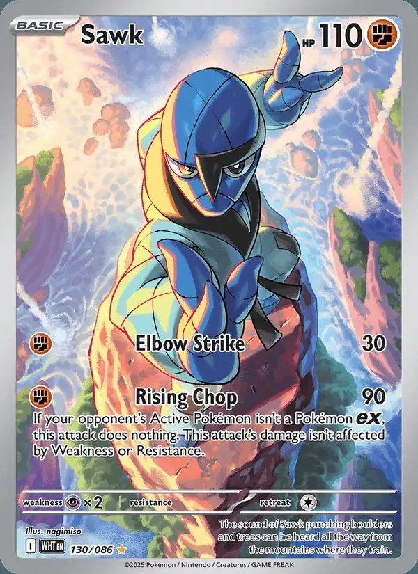 Sawk #130 White Flare PSA 10