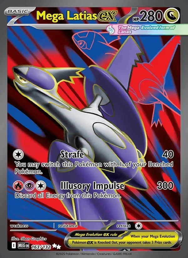 Mega Latias ex #163 Mega Evolution PSA 10