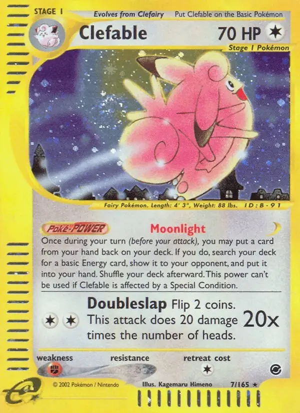 Clefable #7 Expedition Base Set PSA 10