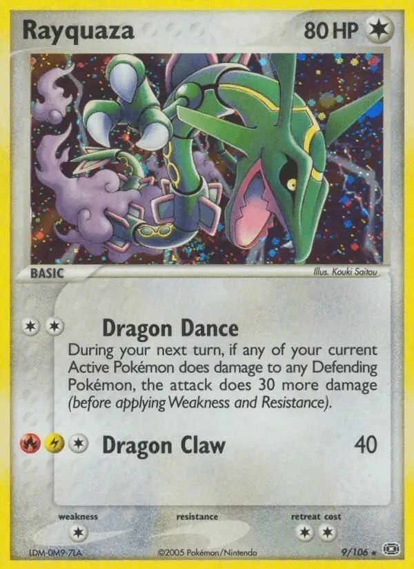 Rayquaza #9 Emerald PSA 10
