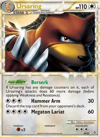 Ursaring #89 Unleashed PSA 10