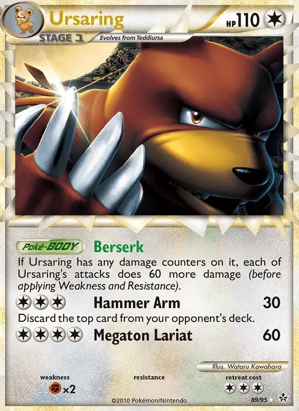 Ursaring #89 Unleashed PSA 10