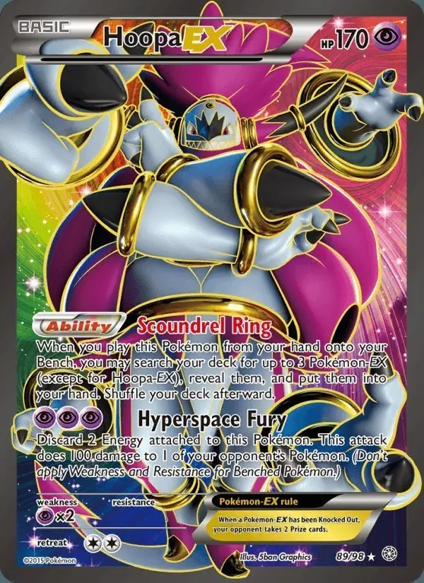 Hoopa EX #89 Ancient Origins PSA 10
