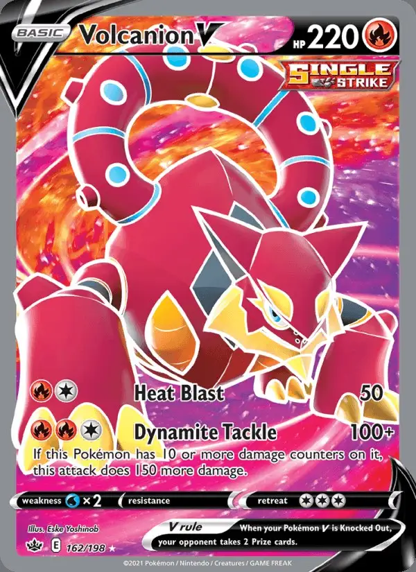 Volcanion V #162 Chilling Reign PSA 10