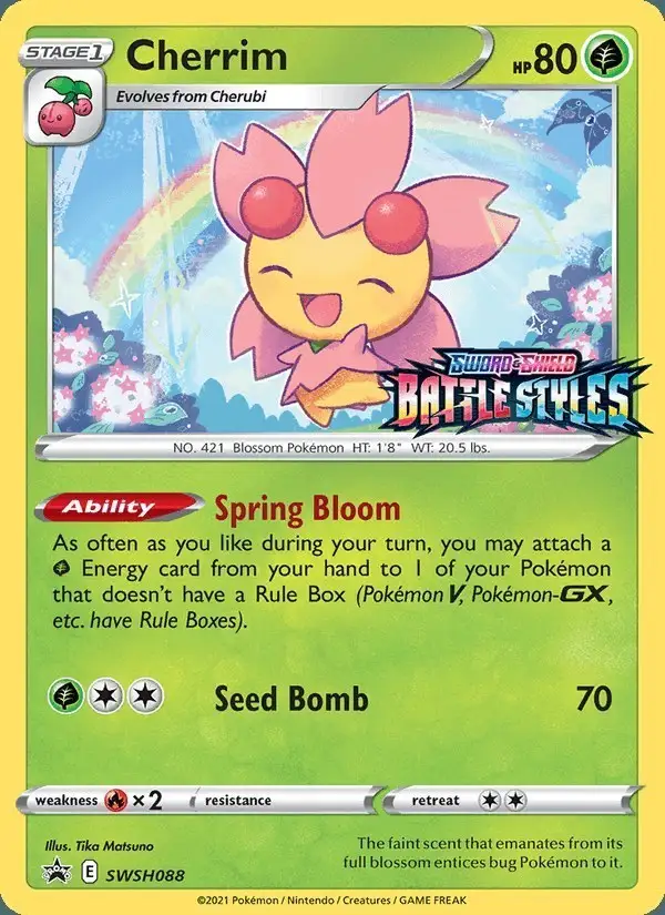 Cherrim #SWSH088 SWSH Black Star Promos PSA 10