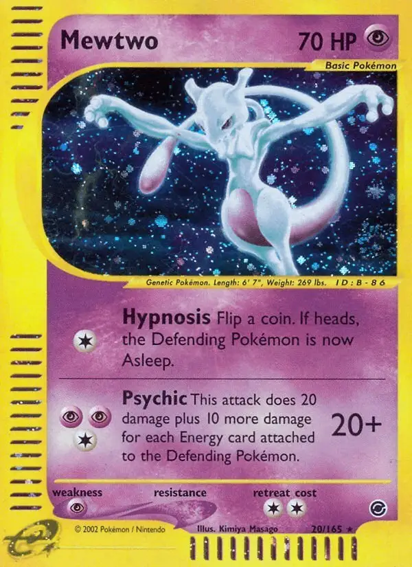Mewtwo #20 Expedition Base Set PSA 10