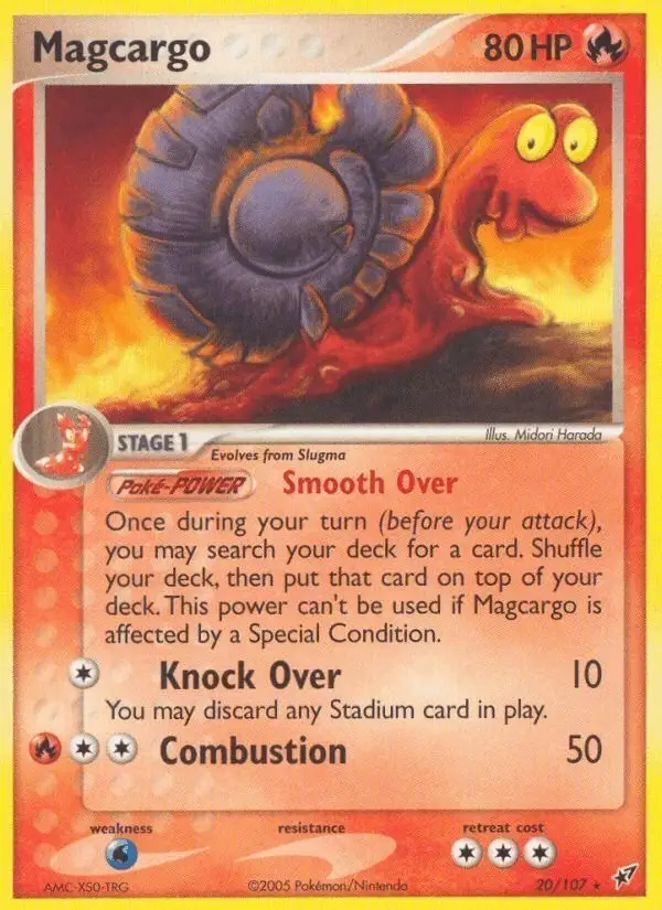 Magcargo #20 Deoxys PSA 10