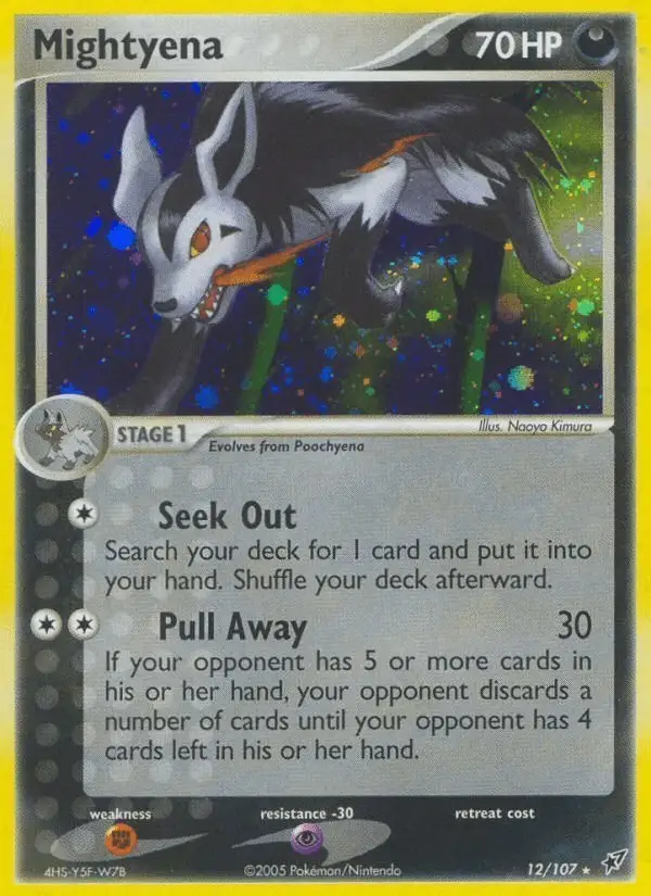 Mightyena #12 Deoxys PSA 10