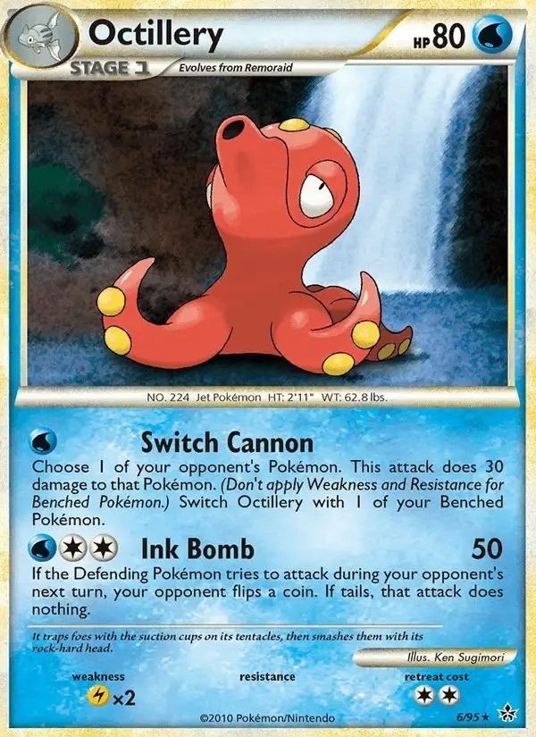 Octillery #6 Unleashed PSA 10