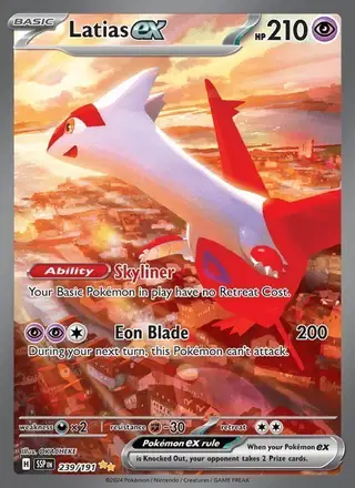 Latias ex #239 Surging Sparks PSA 10