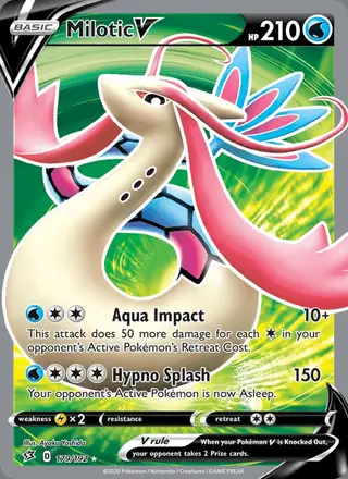 Milotic V #179 Rebel Clash PSA 10