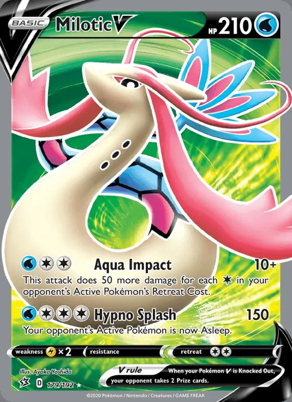 Milotic V #179 Rebel Clash PSA 10