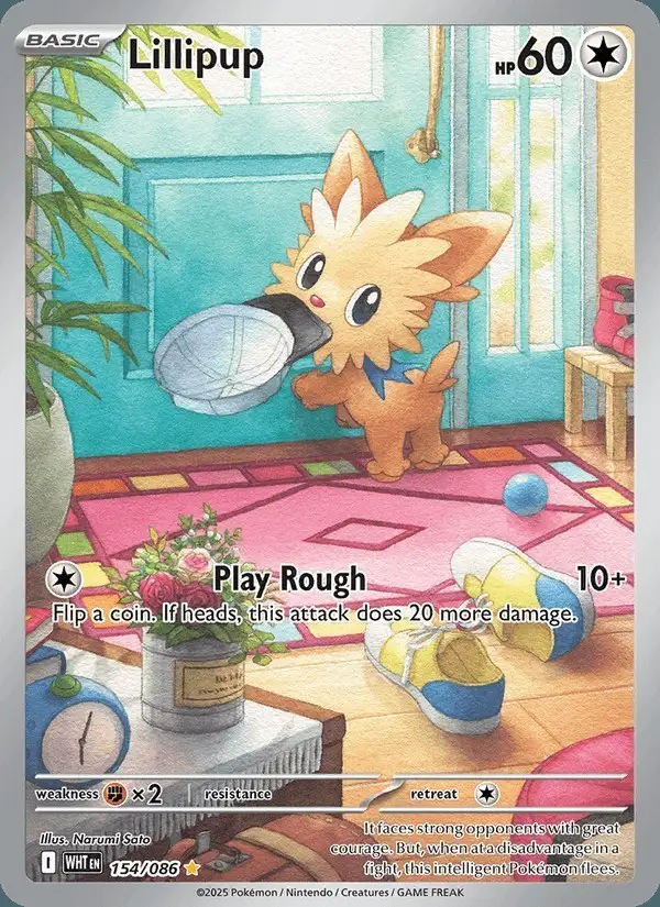 Lillipup #154 White Flare PSA 10