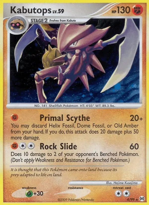 Kabutops #4 Arceus PSA 10