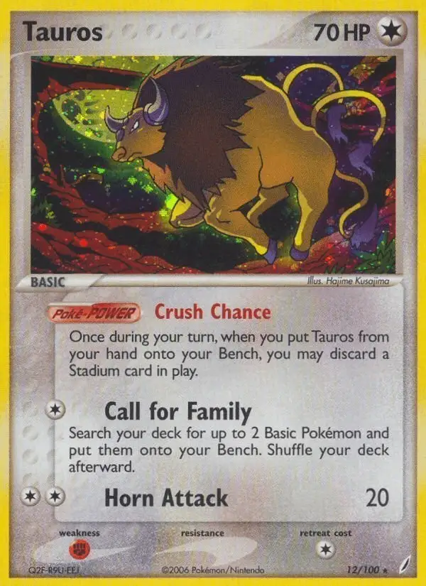 Tauros #12 Crystal Guardians PSA 10