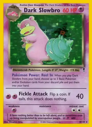 Dark Slowbro #8 Legendary Collection PSA 10