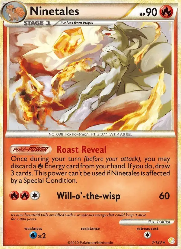 Ninetales #7 HeartGold SoulSilver PSA 10