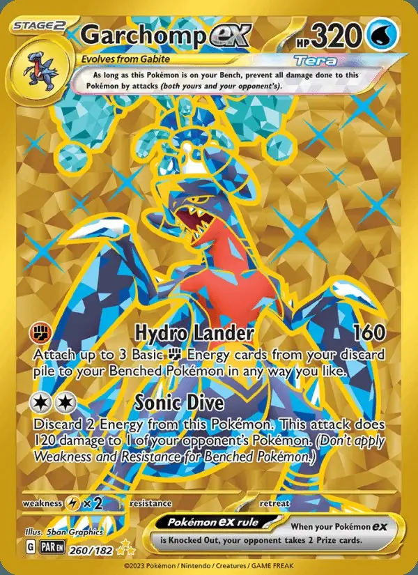 Garchomp ex #260 Paradox Rift PSA 10