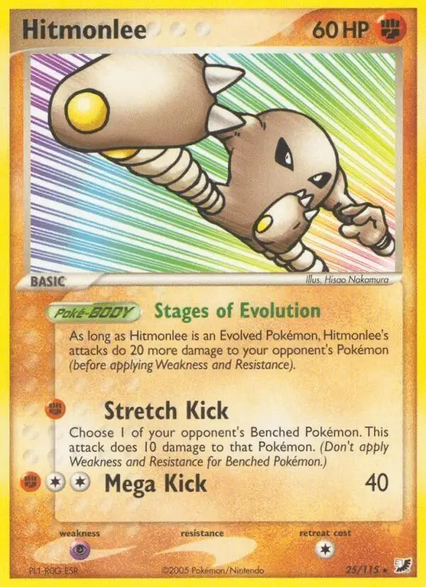 Hitmonlee #25 Unseen Forces PSA 10