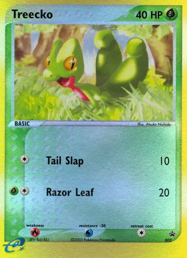 Treecko #3 Nintendo Black Star Promos PSA 10