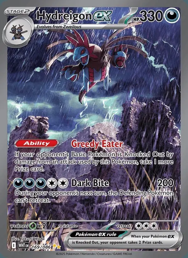 Hydreigon ex #169 White Flare PSA 10