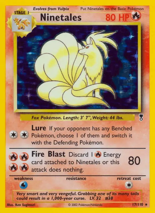 Ninetales #17 Legendary Collection PSA 10