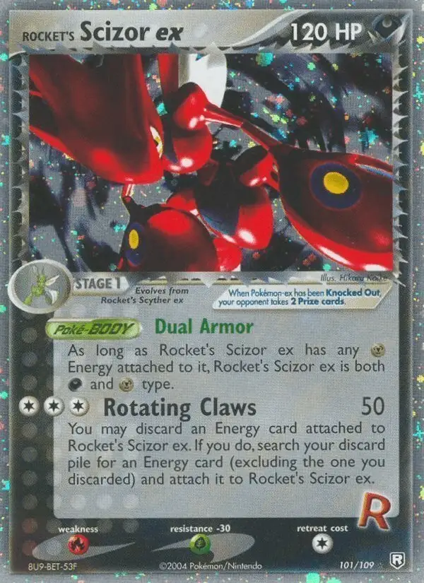 Rocket's Scizor ex #101 Team Rocket Returns PSA 10