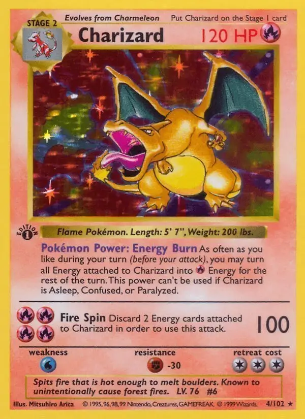 Charizard #4 Base Set PSA 10