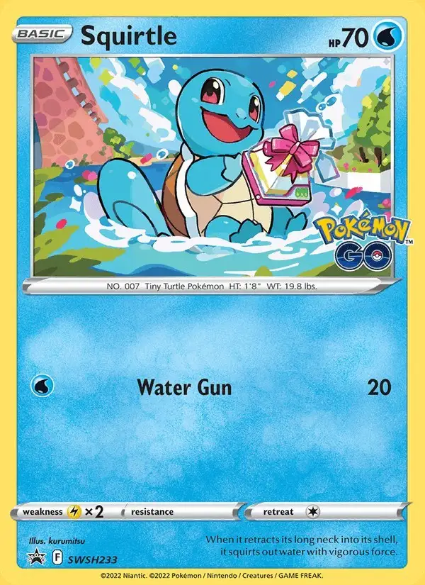 Squirtle #SWSH233 SWSH Black Star Promos PSA 10