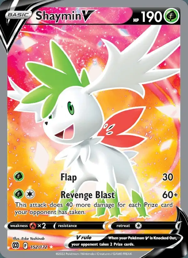 Shaymin V #152 Brilliant Stars PSA 10
