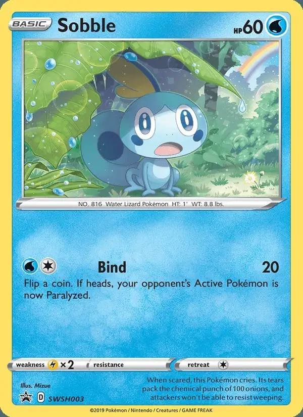 Sobble #SWSH003 SWSH Black Star Promos PSA 10