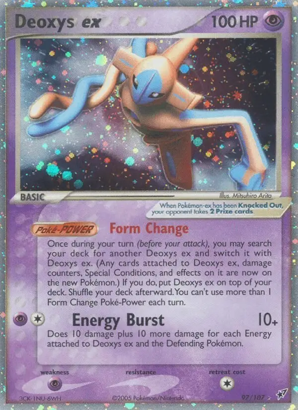 Deoxys ex #97 Deoxys PSA 10