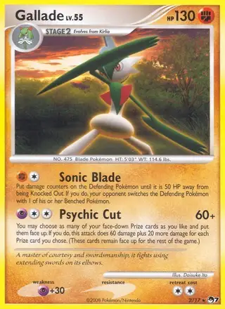 Gallade #2 POP Series 7 PSA 10