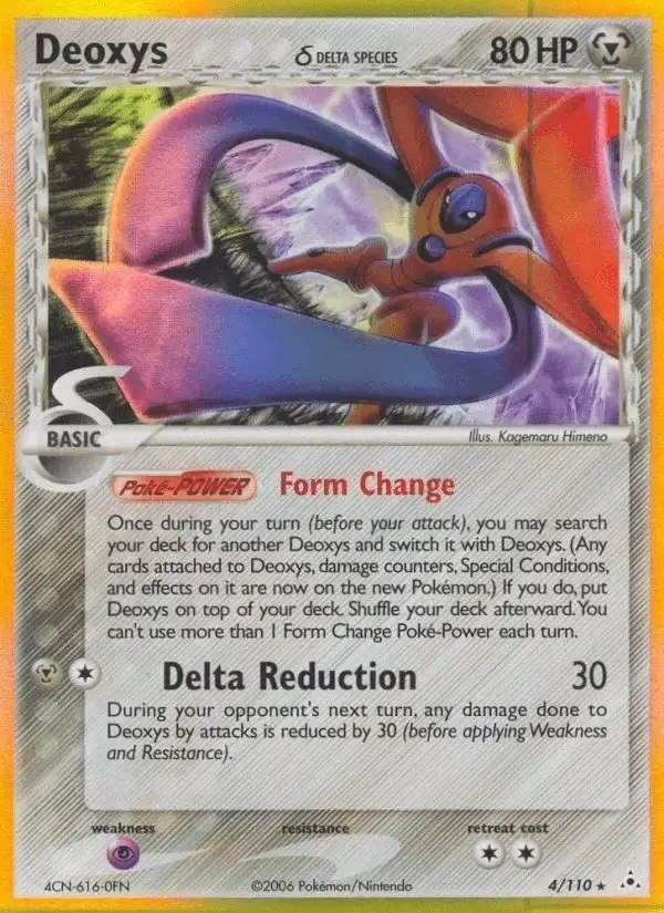 Deoxys δ #4 Holon Phantoms PSA 10
