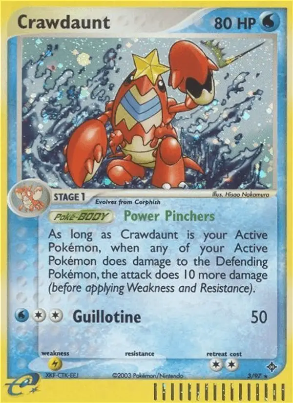 Crawdaunt #3 Dragon PSA 10