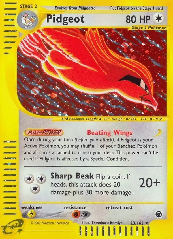 Pidgeot #23 Expedition Base Set PSA 10