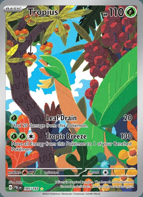 Tropius #195 Paldea Evolved PSA 10