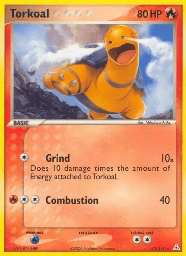 Torkoal #33 Holon Phantoms PSA 10