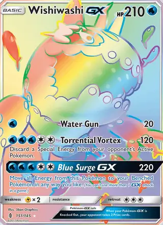 Wishiwashi GX #151 Guardians Rising PSA 10