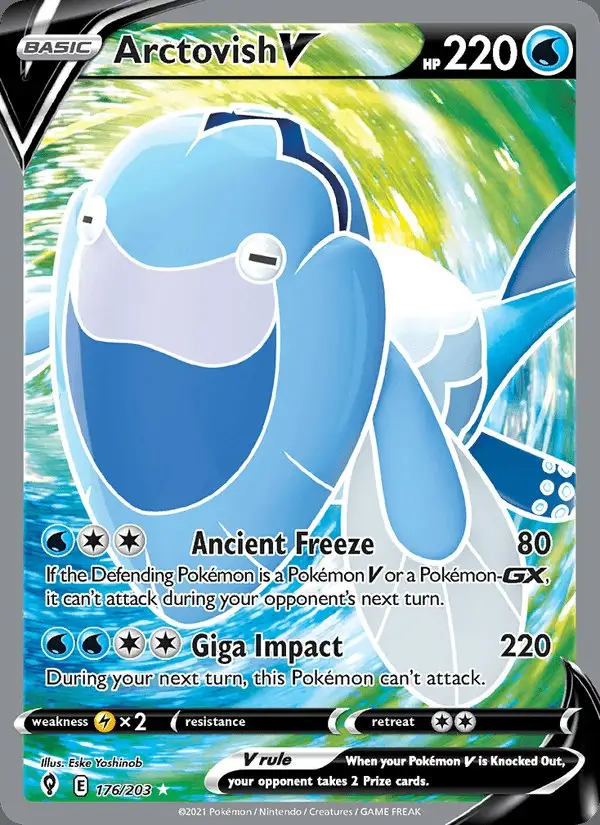 Arctovish V #176 Evolving Skies PSA 10