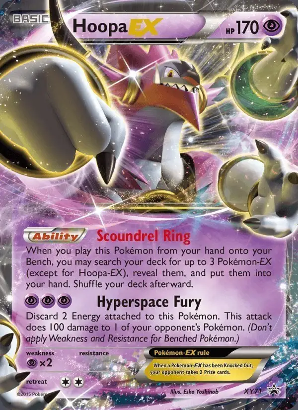Hoopa EX #XY71 XY Black Star Promos PSA 10