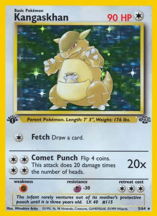 Kangaskhan #5 Jungle PSA 10